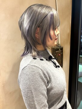 【kanau】ウルフカット／デザインカラー