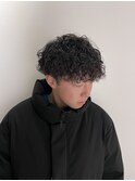 20代に人気メンズパーマ「波巻き×ツイストスパイラルパーマ」