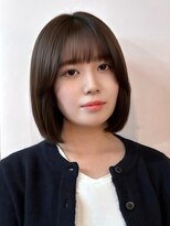 ロティー 天神(loty) ショート ボブ オリーブベージュ 赤み消しベージュ 透明感カラー