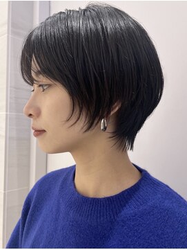 ピークアブー アヴェダ ギンザシックス(PEEK-A-BOO AVEDA GINZASIX) 黒髪ショート　ハンサムショート