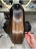 イメチェンヘアスタイル/ブリーチ縮毛矯正/縮毛矯正/髪質改善