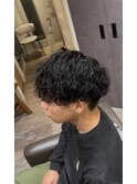 Hale波巻きツイストスパイラルパーマセンターパートたまプラーザ