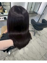 ヴァンカウンシル 一宮店(VAN COUNCIL)&nbsp;水光感たっぷり韓国風ストレート/透明感ブラウン×艶ロング#