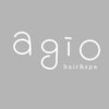 agio hair&spaのお店ロゴ