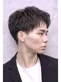 アップバング/メンズショート