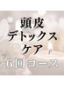頭皮デトックスケア/6回コース(1回あたり¥11900)