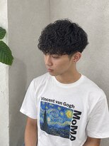 ブレスボーオム 明石(Breath beauu Homme Akashi)&nbsp;▼波巻きマッシュスタイル▼メンズ/パーマ/明石/西明石/大久保
