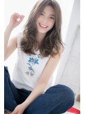 【Lab小山】センターパート無造作くびれロングc