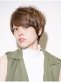 大人かわいいナチュラルショート
