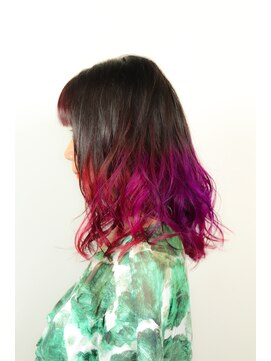 クリップ ジョイント ゴッド(CLIP JOINT GOD) ビビッドピンクパープルランダムグラメッシュ!