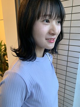 グランドール リュクス(Grandoll Luxe) ブルーグレージュ×外はねヨシンモリ巻き