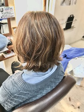 パッション 石巻蛇田店(PASSION) エアリーボブ★チラ見せハイライト