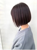 小顔セミウェットウェーブピンクベージュハイライトカラー