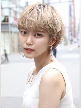 ビューオオサカ(VIEW OSAKA) 面長さん解消！お悩みも解決する垢抜けるカット☆マロンベージュ