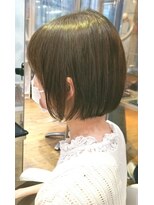 ノル(nol.)&nbsp;パツっとミニボブ☆Nドットカラーマロンベージュ