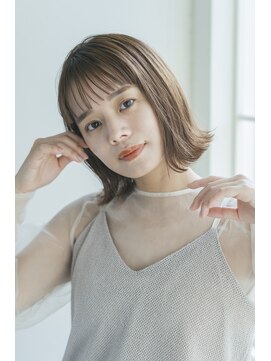 ガーデン タチカワ(garden tachikawa) 20代30代大人かわいいうる艶髪抜け感ヘア切りっぱなしミディアム