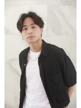 オーブ ヘアーベール 谷山店(AUBE HAIR veil) 【AUBE HAIR】韓国風__ナチュラルセンターパート