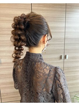 コアフィールドマサコ 北島店 お呼ばれヘア/ポコポコポニーテール