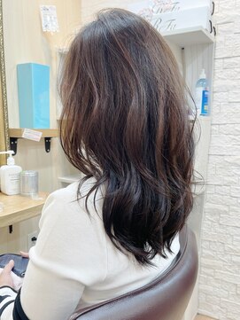 ミッシェル アフロート(michelle afloat) ２０代３０代４０代５０代ひし形ロングレイヤー Cカーブカット☆