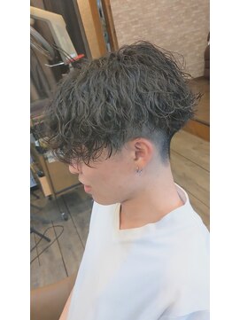 ルモ ヘアー 泉佐野ベイエリア店(Lumo hair) 泉佐野でメンズパーマはお任せ下さい！　波巻きスパイラル