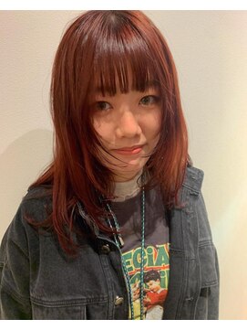 ネオヘアー 曳舟店(NEO Hair) ピンクオレンジ/ブリーチなし