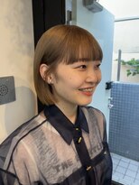 シェノン バイ アランスミシー 表参道(CHAINON by Alan smithee)&nbsp;夏っぽベージュカラーボブ