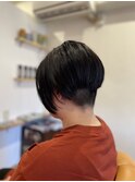 ツーブロックショート