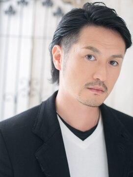 トニーアンドガイ メン 与野駅前店(TONI&GUY MEN) サイドの刈上げがポイント!暗髪フェードカットショートg与野