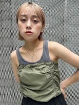 ムード タテマチ(mood tatemachi)&nbsp;結べる耳掛けボブ☆外ハネハイトーン