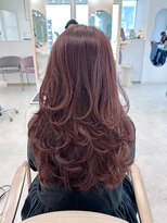 レミエ ダイカンヤマ(lemiie)&nbsp;☆ワンカールで可愛いレイヤーカット☆ピンクブラウン