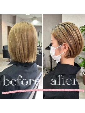 カノア(canoa) イメチェン★柔らかな質感♪耳掛けショート