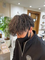 フゥカ 類家店(fuka)&nbsp;男らしさ◎ツイストパーマ　八戸20代30代40代