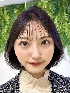 ビューブルー 亀戸錦糸町(VIEW BLUE) 美髪シアーカラーショートカット切りっぱなしボブタッセルボブ