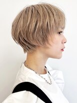 セイドット フクオカ(Say.FUKUOKA)&nbsp;Say.岩井　マッシュショート×ホワイトベージュ×レイヤー