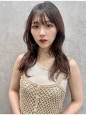 イメチェン/似合わせカット/フルバング/レッドブラウン/新宿