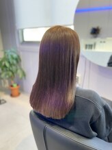 ブルー(Blue) 赤み消しブラウン×髪質改善トリートメント【hair&spa Blue】