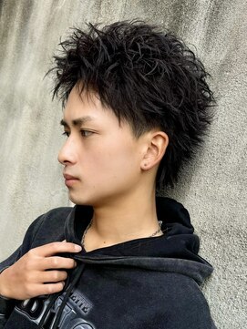 ロンド アンブル 四条烏丸(Lond ambre) 萱原大幹　スパイキーショート/短髪/メンズカット