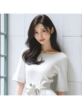 ヘアーズベリー 八戸ノ里店(hairs BERRY) くせ毛風カールエアリーカール小顔こなれヘア艶感黒髪ネビージュ