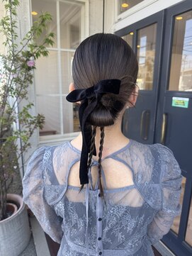 ラグ バイ シゲルカットクラブ 神田久志本店(lag) カチモリ×リボン