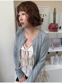 ふんわりボブパーマ