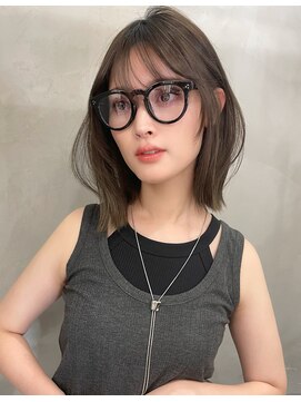 ロンドプロフィール 浦和(Lond profil) ブリーチなしカラー伸ばしかけヘア簡単スタイリング小顔ヘア