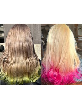 カラーの発色・持ちの良さにこだわるならココ♪ナノスチームでうる艶感UP!マンツーマン施術でしっかり対応!