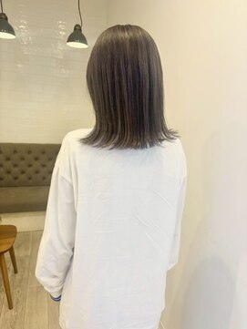 ラヴィズム 長岡店(LUVISM) ◎ダブルカラー韓国ヘアー顔周りレイヤーおくれ毛ボブ長岡/宮関