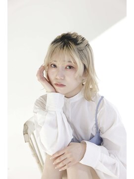 ベイス アワジ(BASE) ふわっと抜けるボブ簡単アレンジ