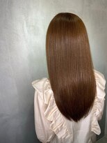 アンダーバーホワイトモデ 河内長野(_WHITE mode)&nbsp;20代30代40代大人可愛い髪質改善カラー艶感ストレート透明感