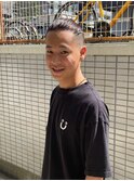 千葉駅MEN’S HAIR/サーフカール/刈り上げセンターパート