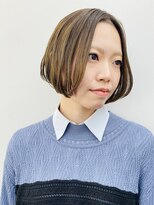 ドロップ(drop)&nbsp;スモーキーカラーショートボブ〔表参道/青山　drop〕