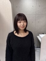 ウニュ(unu.)&nbsp;ブリーチなしのダブルカラー、ラベンダーカラー、レイヤー