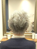 ヘアー グリーン(hair green)&nbsp;40代50代60代/パーマショート/エレガントショート/グレイヘア