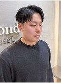 ★ ダークアッシュ/似合わせカット/リバースセンターパート